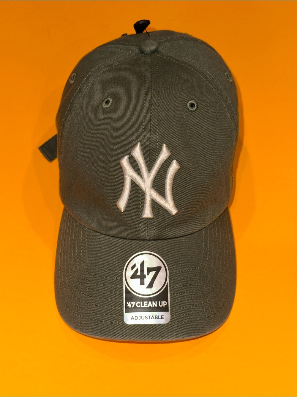 '47 New York Yankees Clean Up Moss Adjustable Strap Hat Dad Cap OSFA